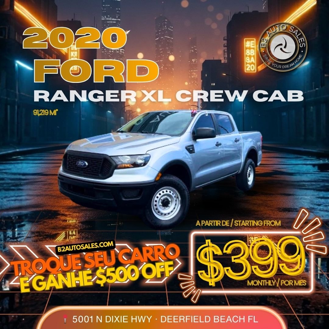 Ford Ranger creative from the B2 Auto Sales portfolio project