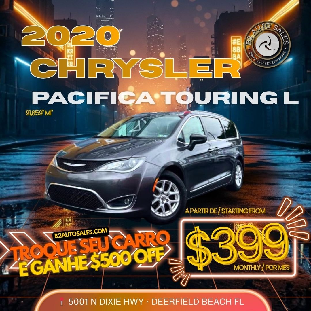 Chrysler Pacifica creative from the B2 Auto Sales portfolio project