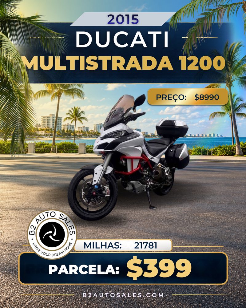 2015 Ducati Multistrada 1200 inventory creative from the B2 Auto Sales project