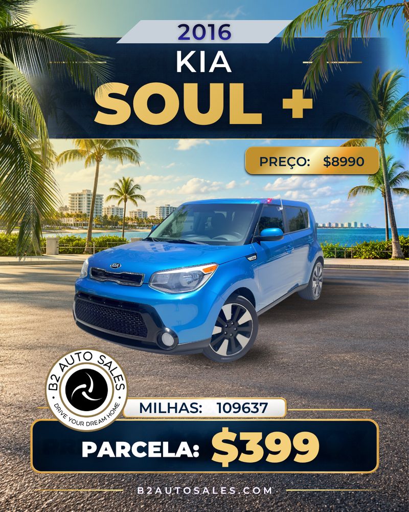 2016 Kia Soul inventory creative from the B2 Auto Sales project