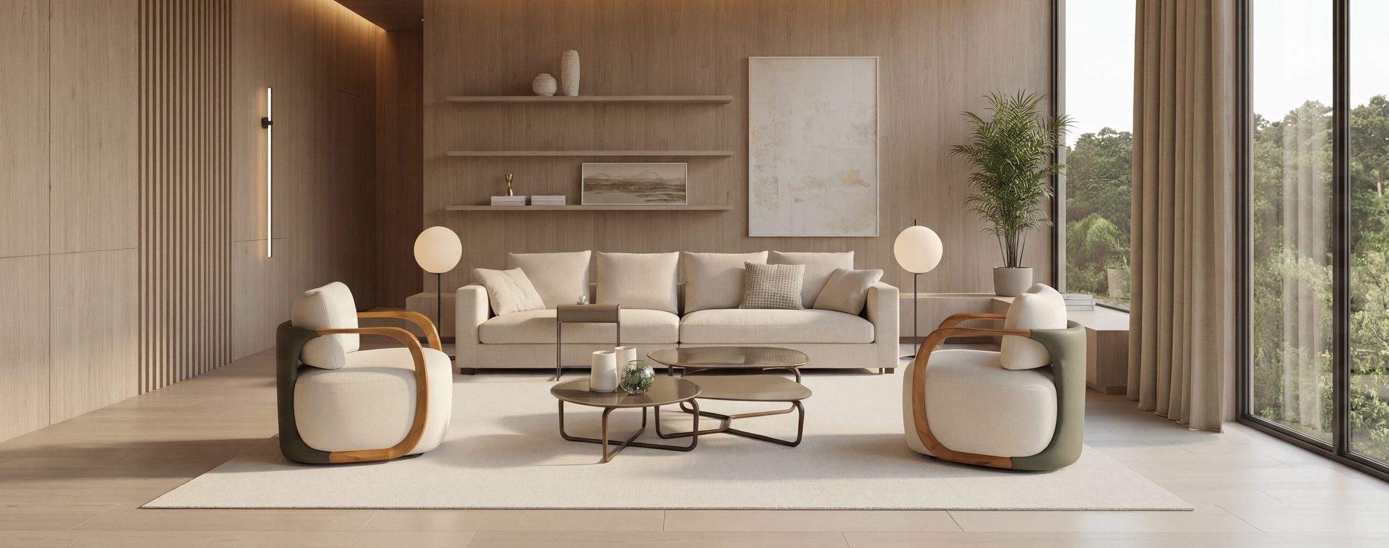 Contemporary living room from the Habitus furniture collection